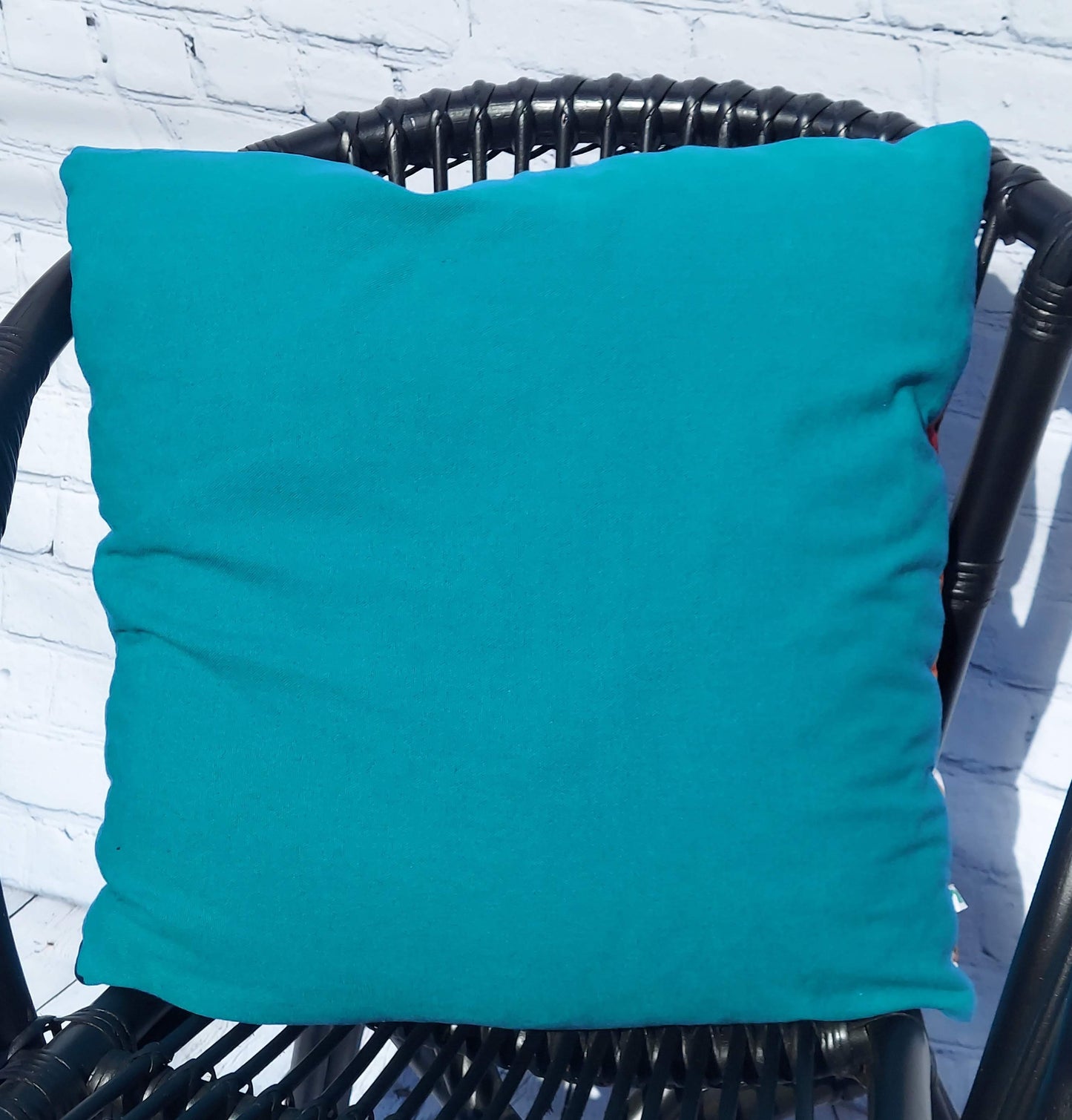 Quilted Pillow Cover Rainbow