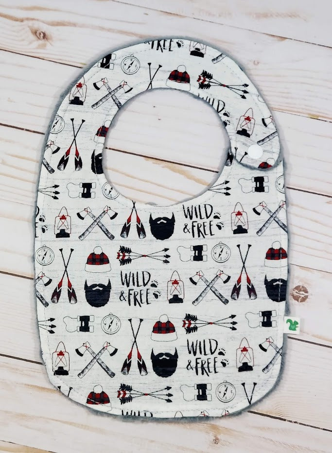 Wild and Free Buffalo Plaid Baby Gift Set