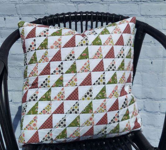 Quilted Pillow Cover Patchwork