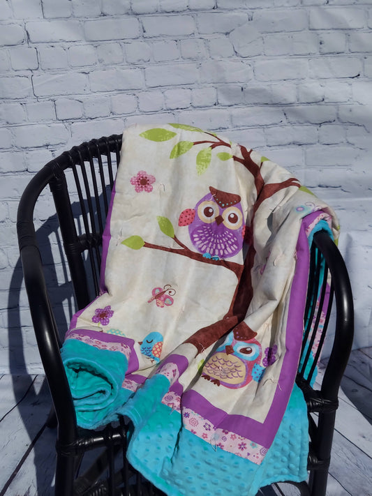 Limited Edition Whole Cloth Owl Quilt