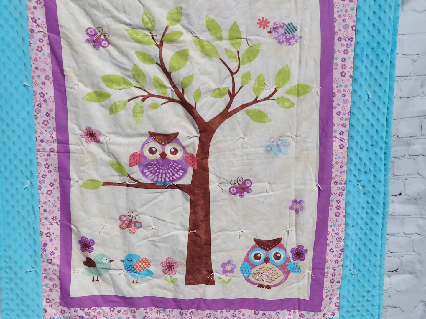 Limited Edition Whole Cloth Owl Quilt