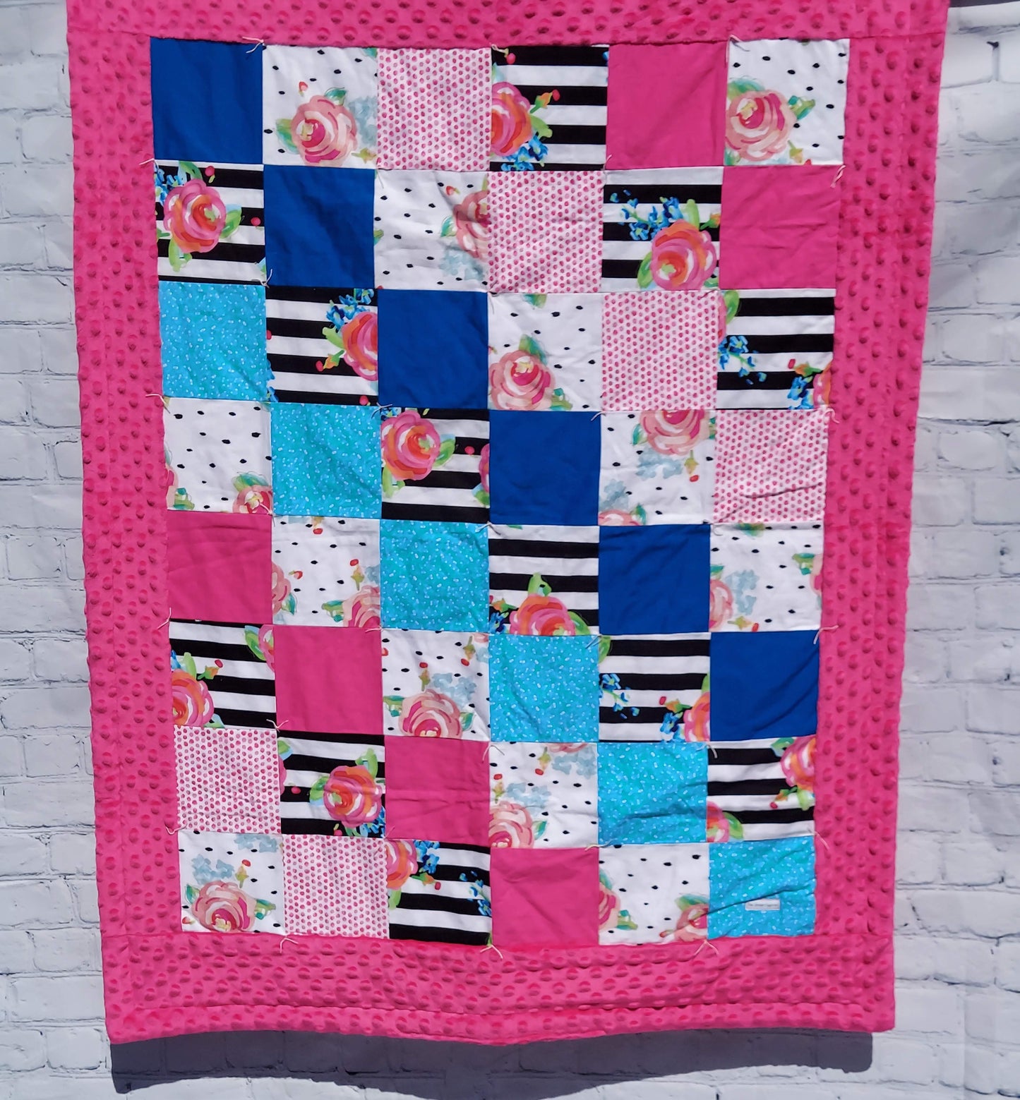 Limited Edition Watercolor Flowers Quilt