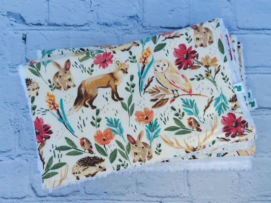 UnPaper Towels Set of 6 Woodland Friends Print