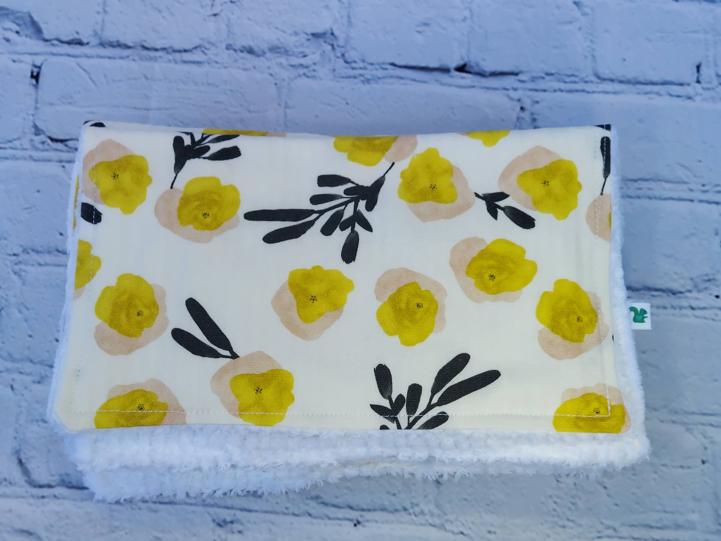 UnPaper Towels Set of 6 Yellow Flowers Print