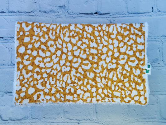 UnPaper Towels Set of 6 Mustard Leopard Print