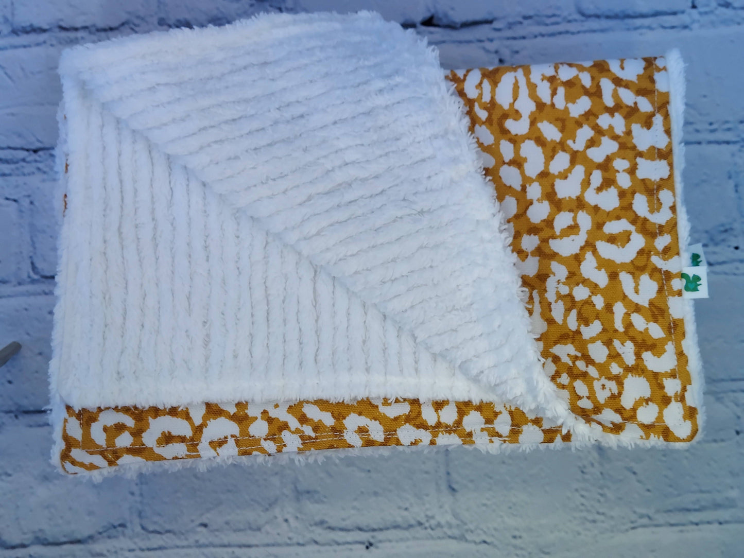 UnPaper Towels Set of 6 Mustard Leopard Print