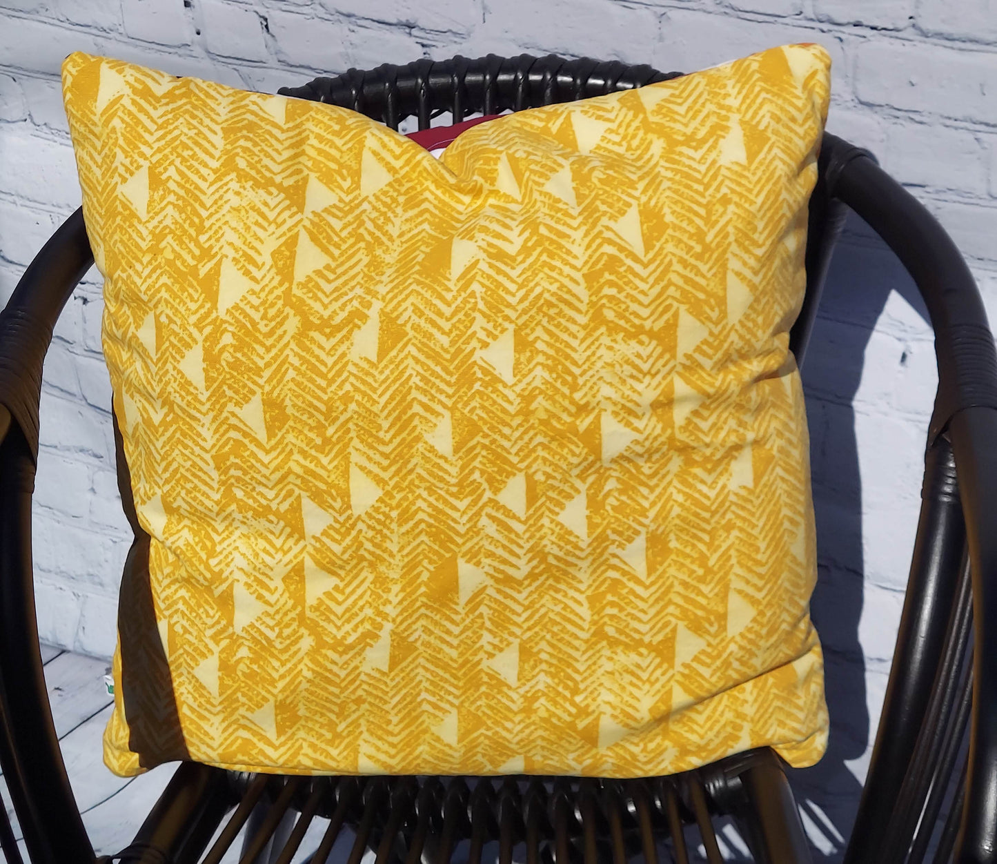 Quilted Pillow Cover Rainbow