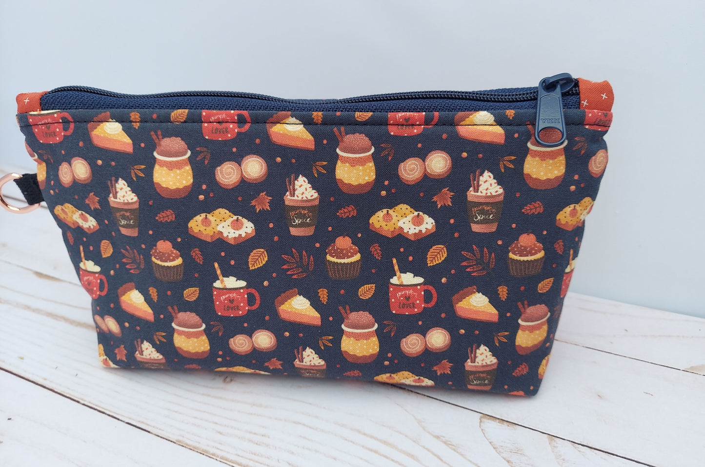 Pumpkin Spice Zipper Pouch